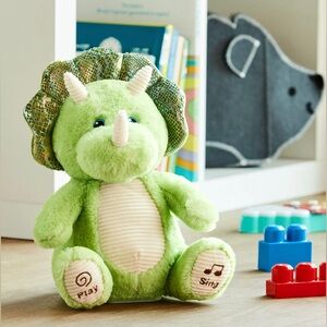 Spark Create Imagine Musical & Talking Dino Plush Toy, 14.5", Green🎵🧸